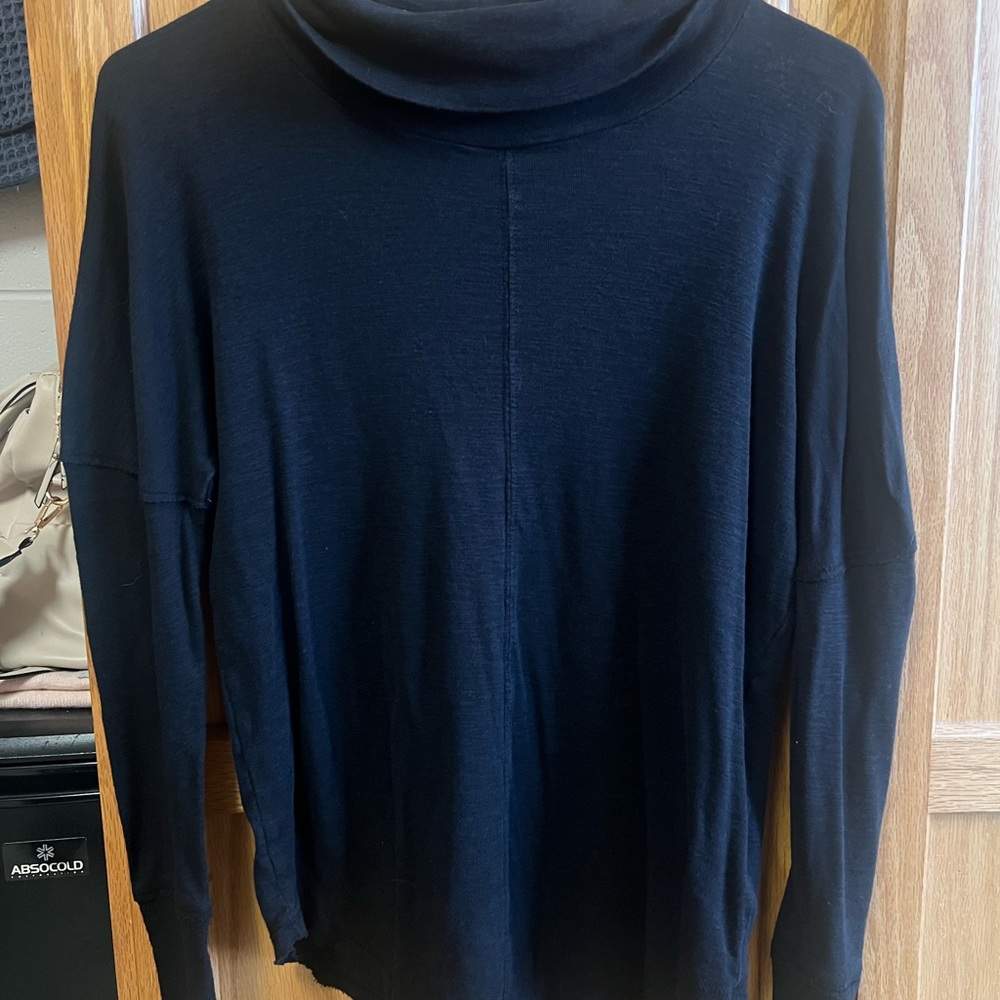 Max Studio Black Cowl Neck Top